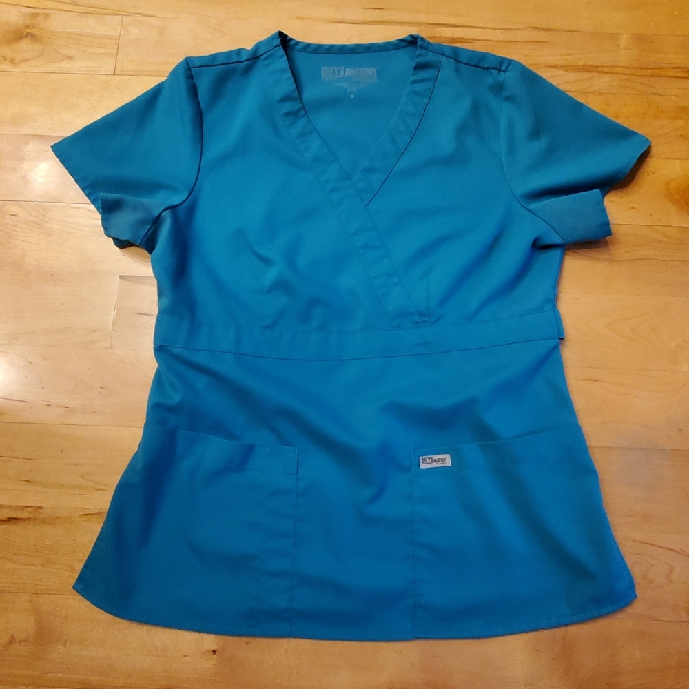 Grey's Anatomy Scrub Top, Women's Medium